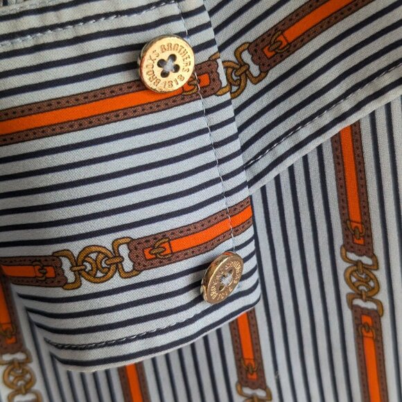 Brooks Brothers Georgette Silk Shirt Dress *missing belt - Picture 8 of 12
